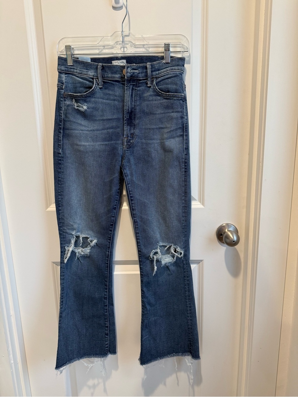 MOTHER Hustler Ankle Fray Jeans – Size 27